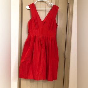Red J.Crew party dress Tall 20